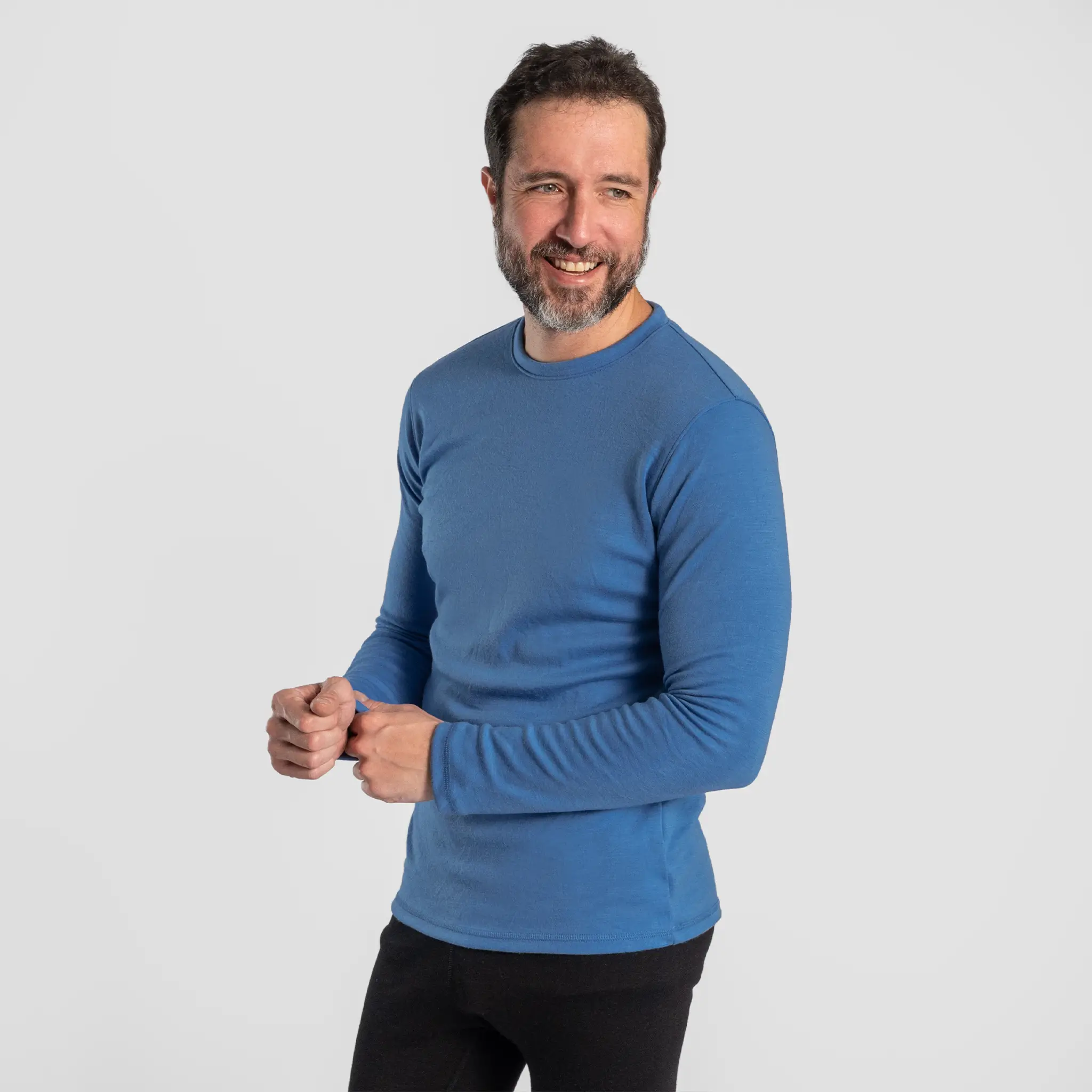 Men's Alpaca Wool Sweater: 300 Lightweight - Image 4