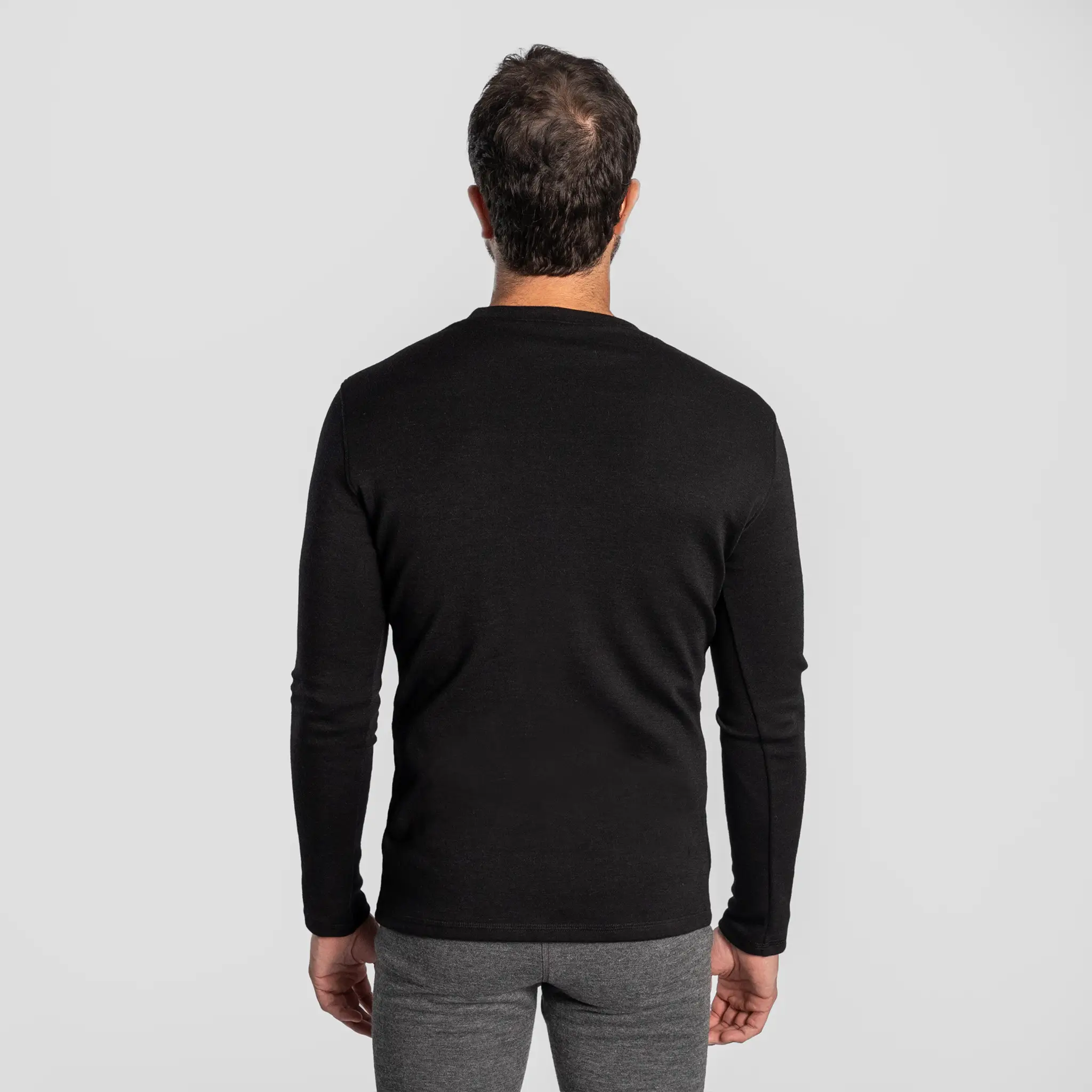 Men's Alpaca Wool Sweater: 300 Lightweight - Image 9
