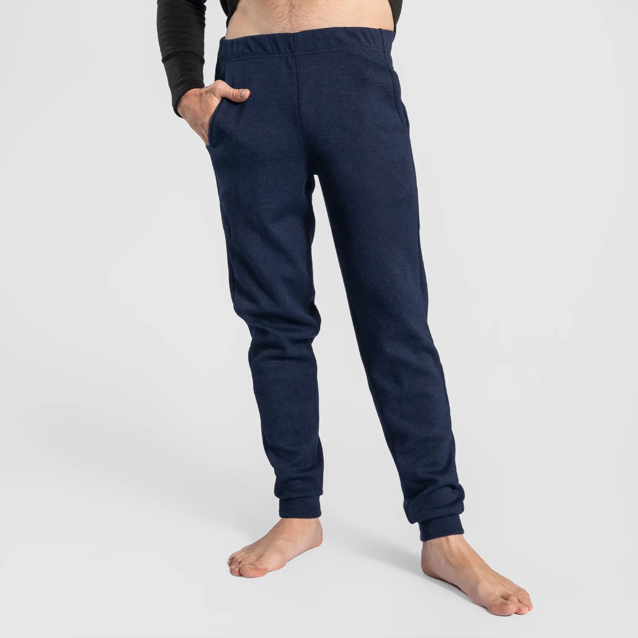 Men's Alpaca Wool Sweatpants: 420 Midweight - Image 19
