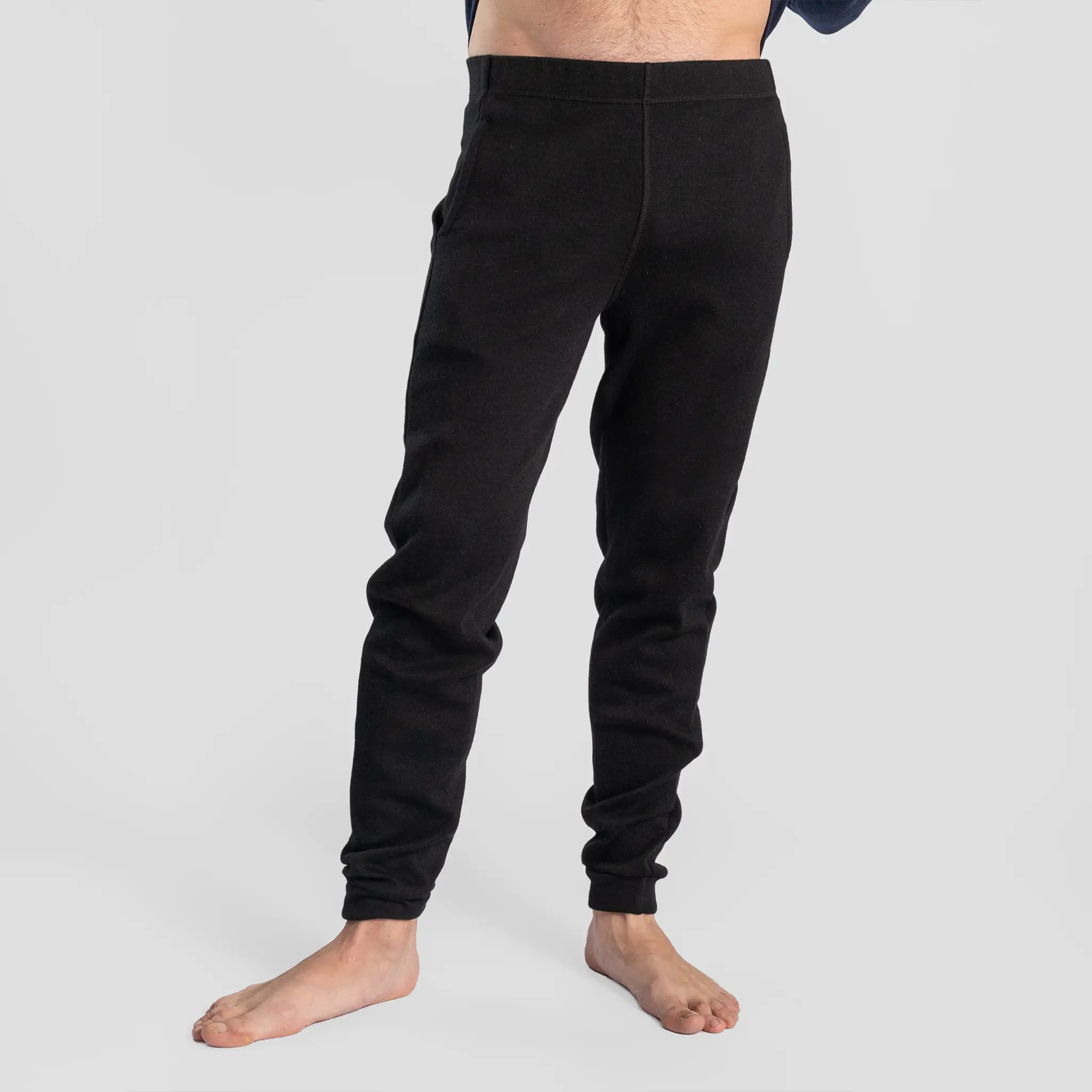 Men's Alpaca Wool Sweatpants: 420 Midweight - Image 3