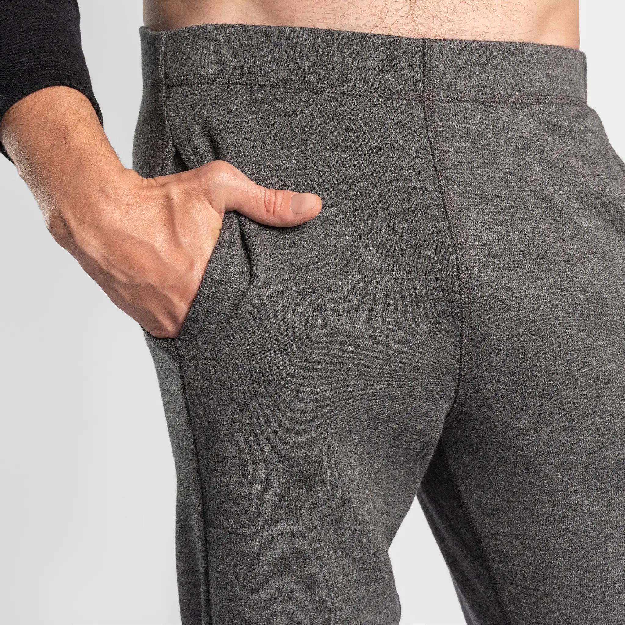 Men's Alpaca Wool Sweatpants: 420 Midweight - Image 9