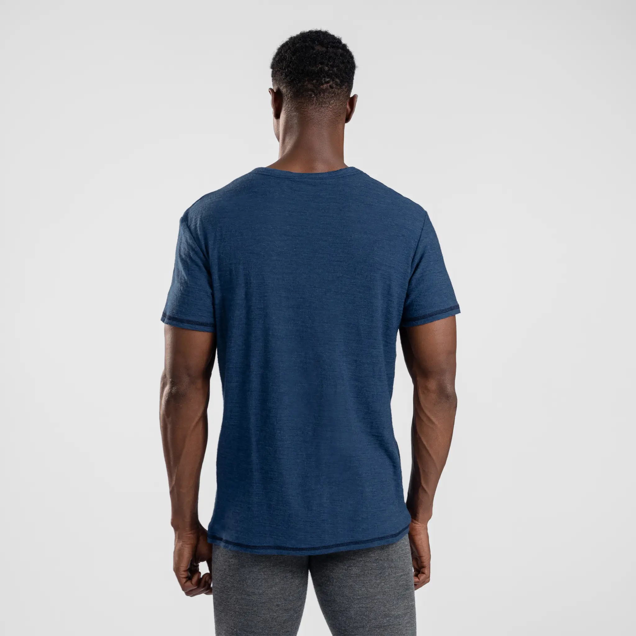 Men's Alpaca Wool T-Shirt: 160 Ultralight Crew Neck - Image 24