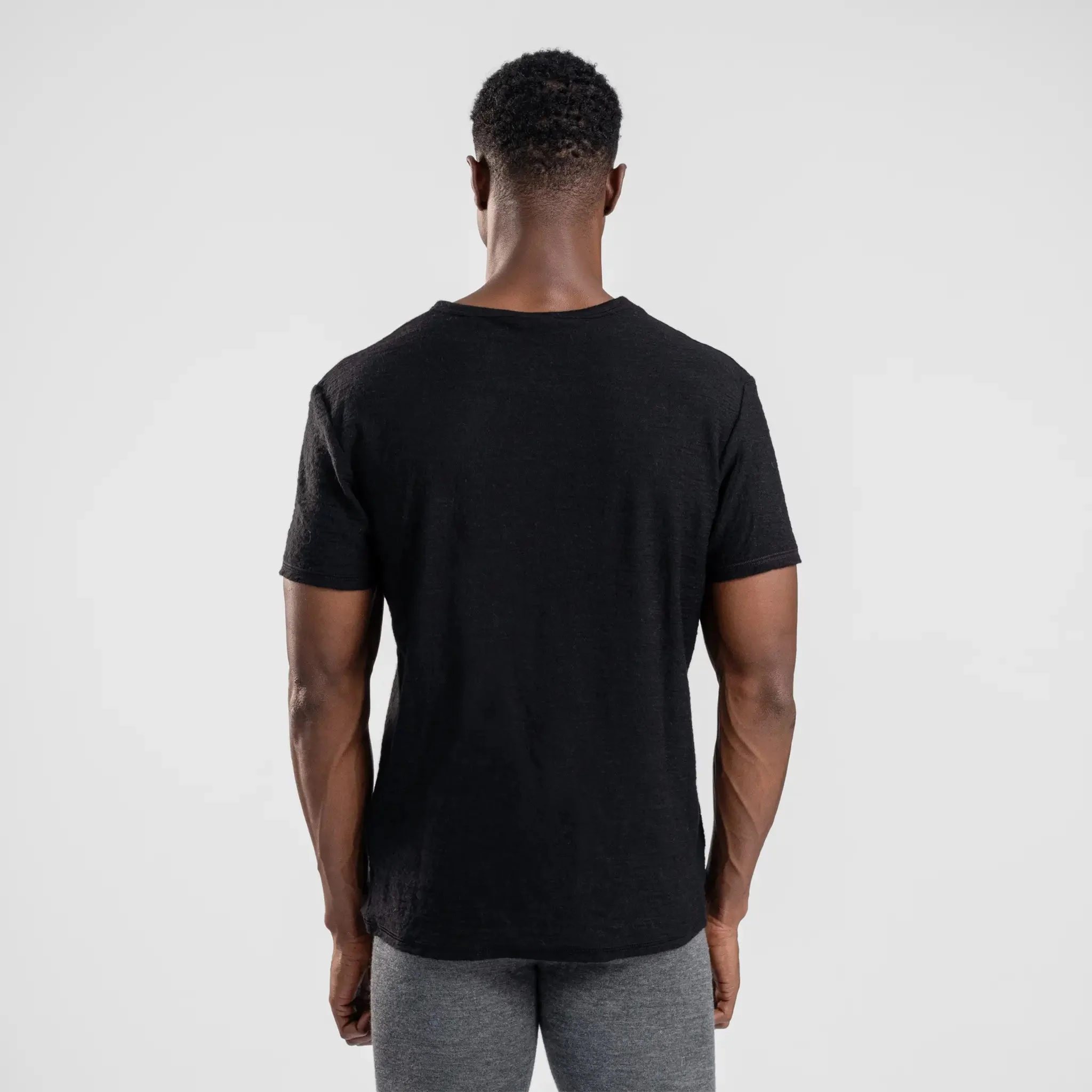 3 Pack Bundle - Men's Alpaca Wool T-Shirt: 160 Ultralight V-Neck - Image 48