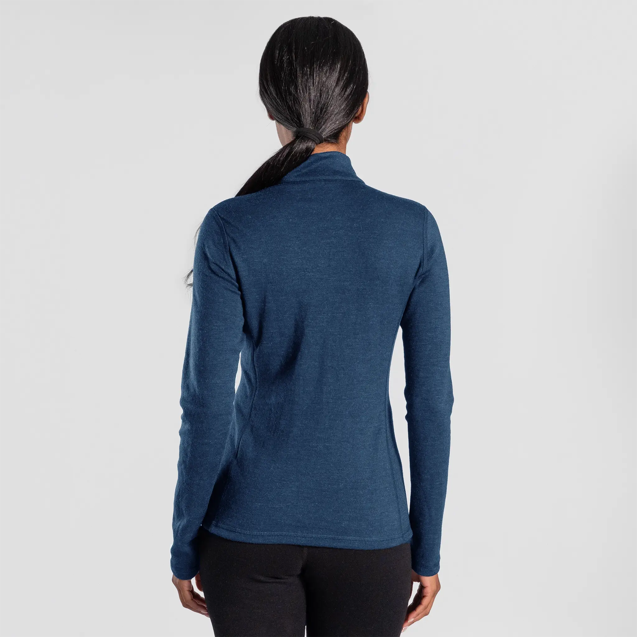 Women's Alpaca Wool Base Layer: 300 Lightweight Half-Zip - Image 12