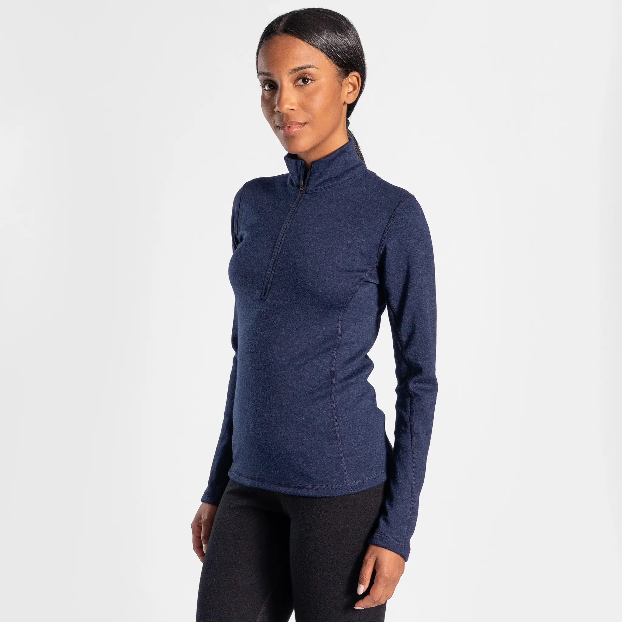 Women's Alpaca Wool Base Layer: 300 Lightweight Half-Zip - Image 15