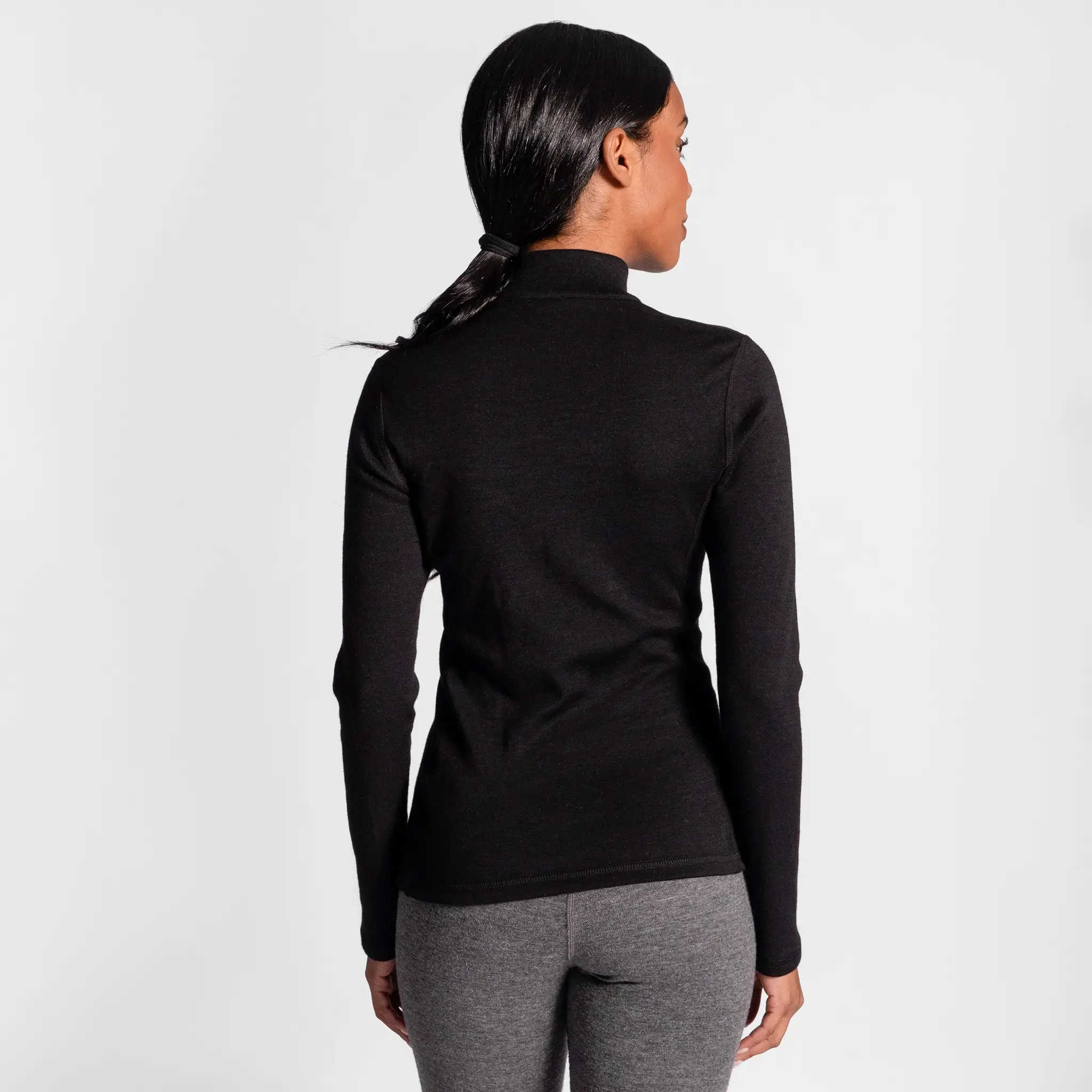 Women's Alpaca Wool Base Layer: 300 Lightweight Half-Zip - Image 4
