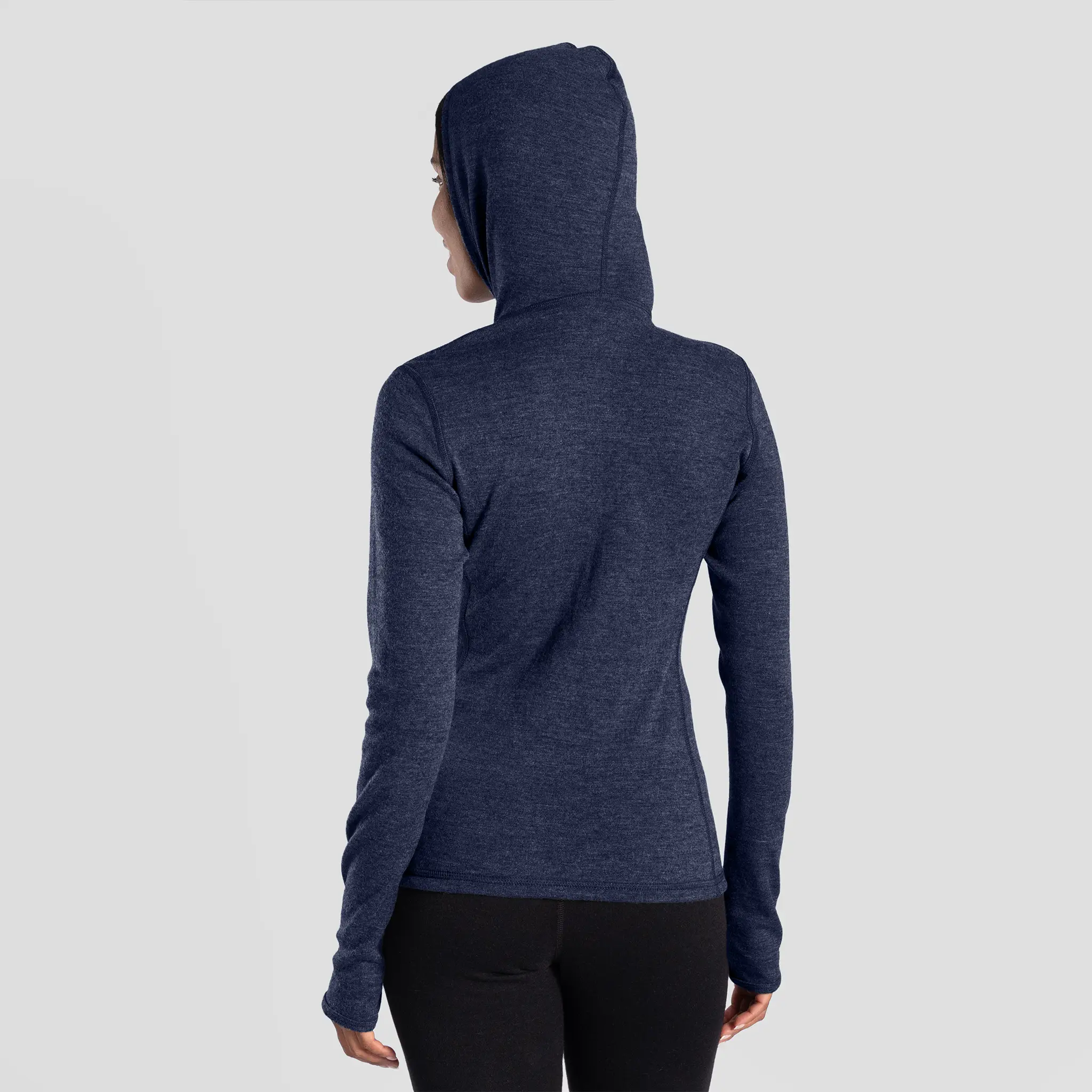 Women's Alpaca Wool Hoodie: 300 Lightweight Half-Zip - Image 21