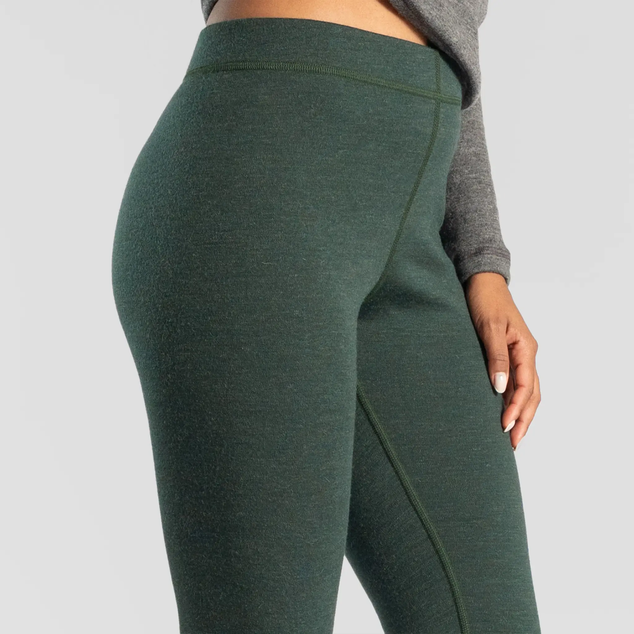 Women's Alpaca Wool Leggings: 300 Lightweight - Image 13