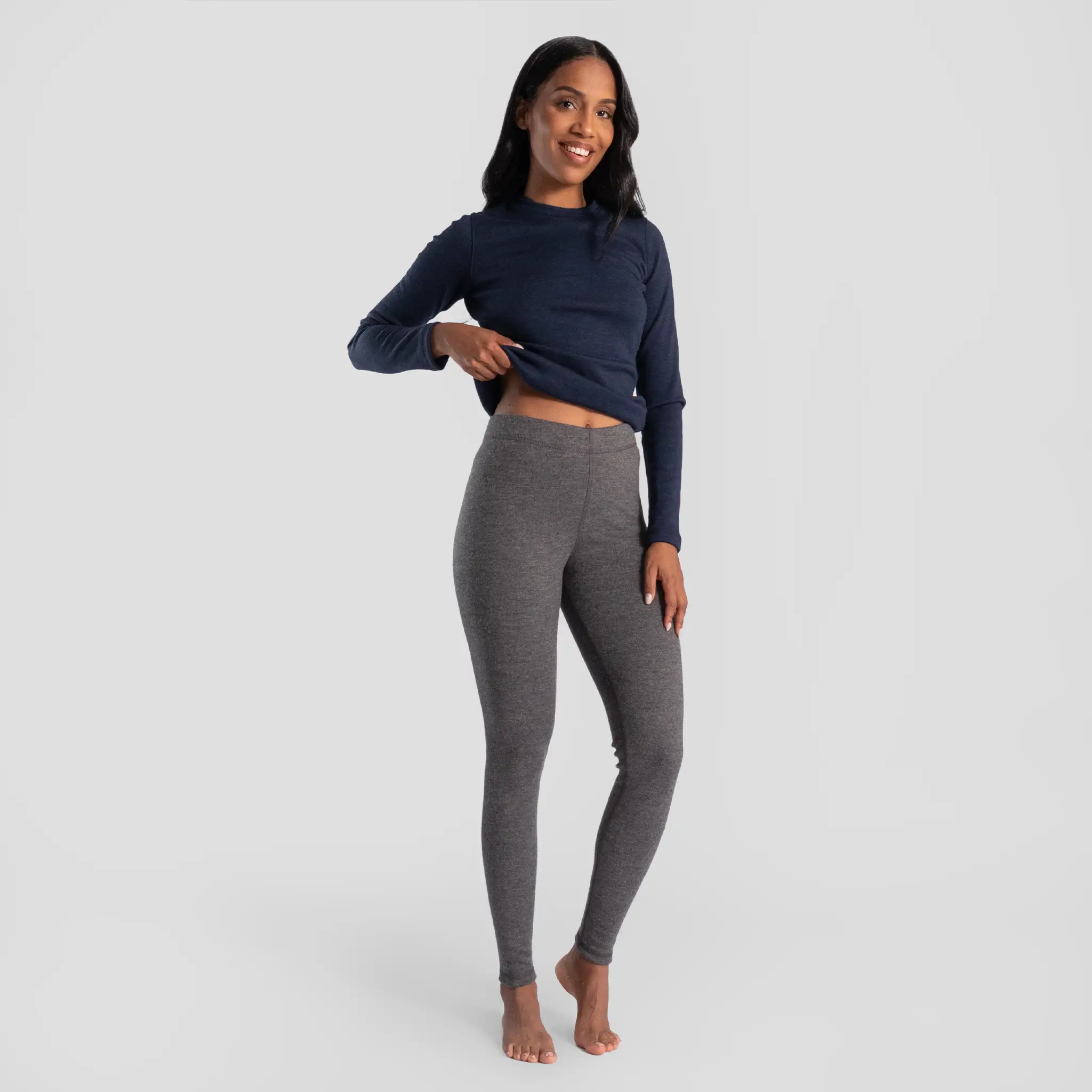 Women's Alpaca Wool Leggings: 300 Lightweight - Image 14