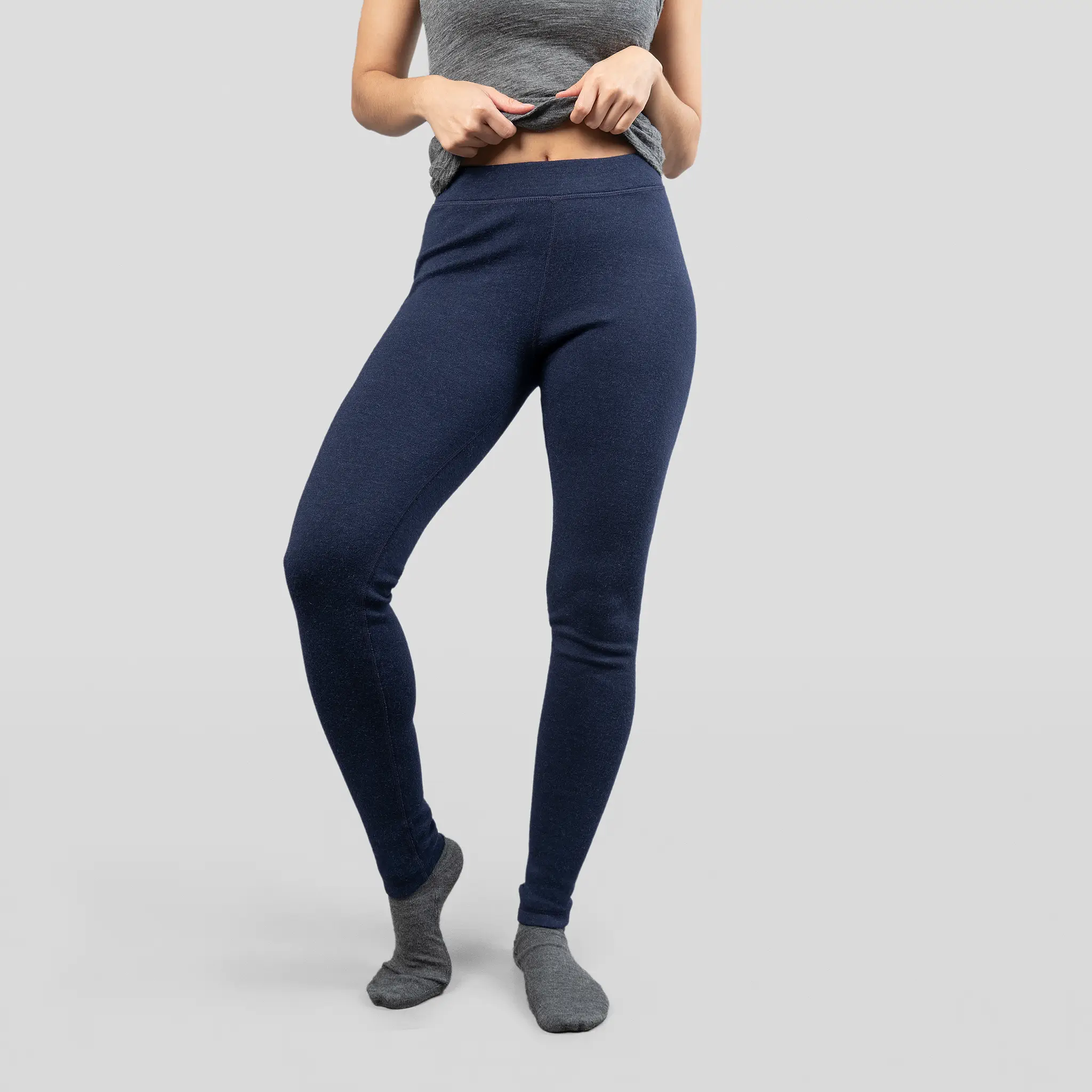 Women's Alpaca Wool Leggings: 420 Midweight - Image 20