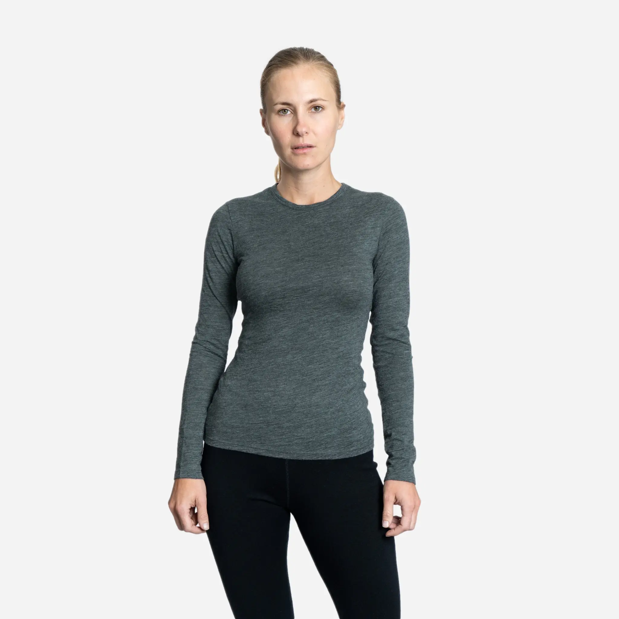 Women's Alpaca Wool Long Sleeve T-Shirt: 160 Ultralight - Image 10