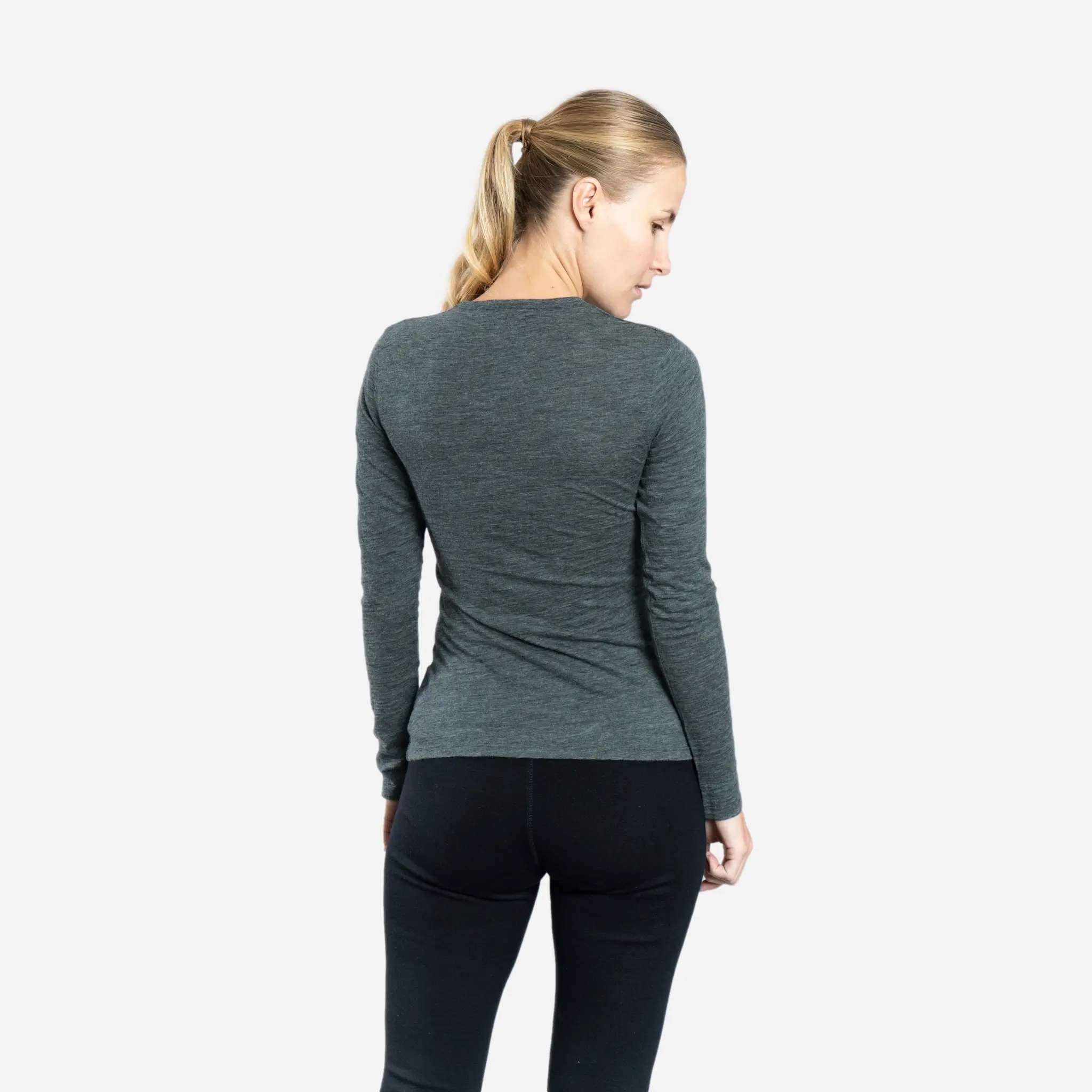 Women's Alpaca Wool Long Sleeve T-Shirt: 160 Ultralight - Image 13