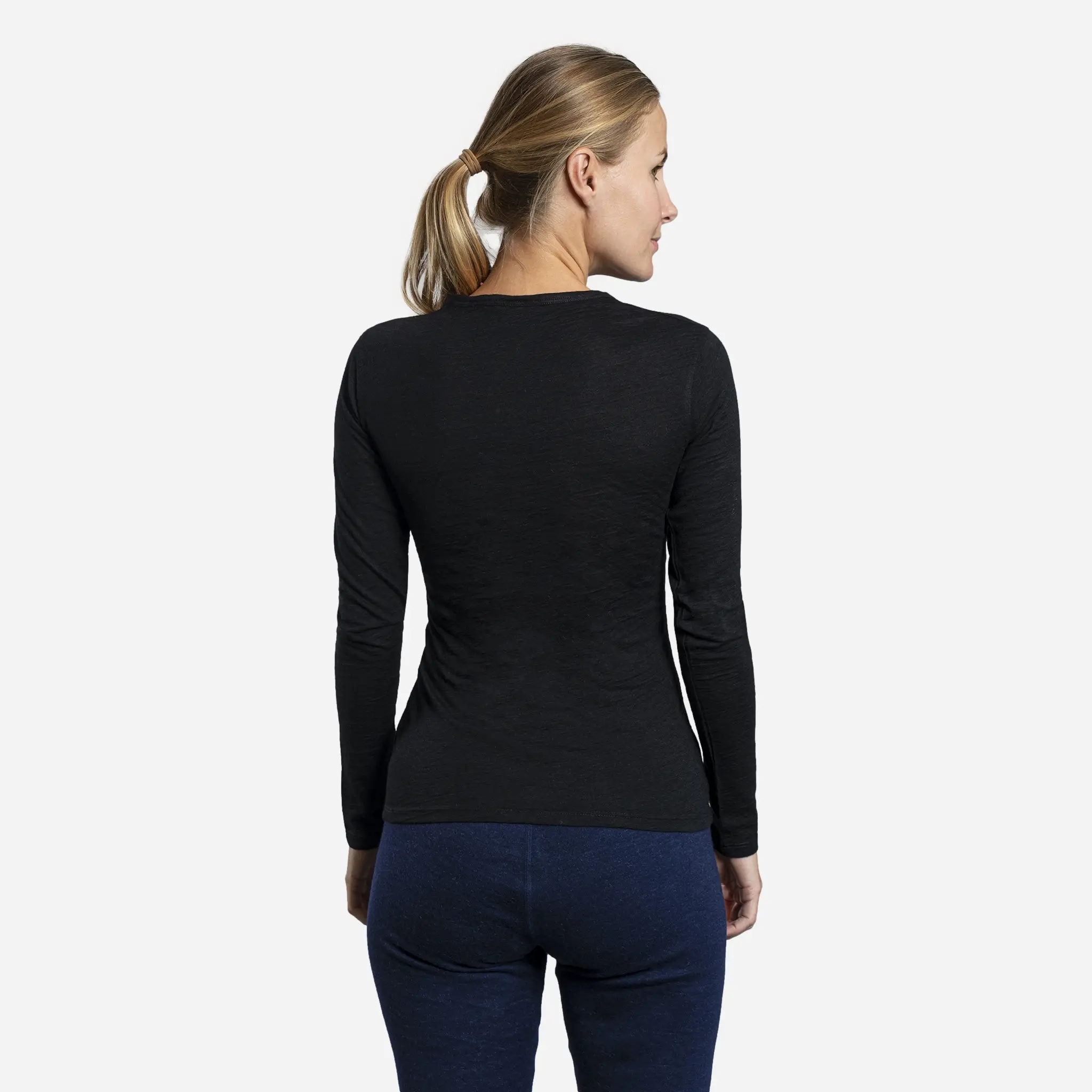 Women's Alpaca Wool Long Sleeve T-Shirt: 160 Ultralight - Image 8