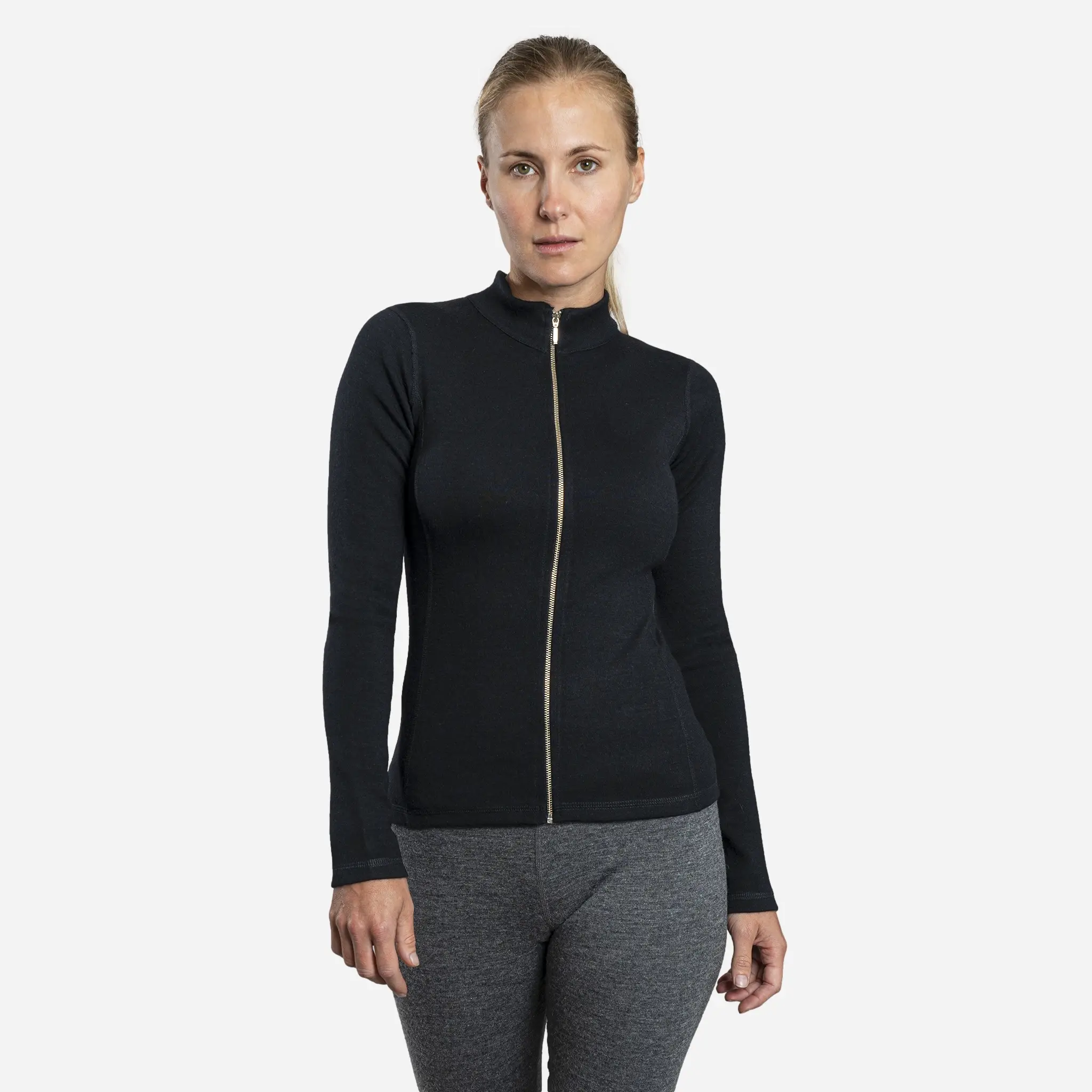 Women's Alpaca Wool Jacket: 420 Midweight Full-Zip - Image 6
