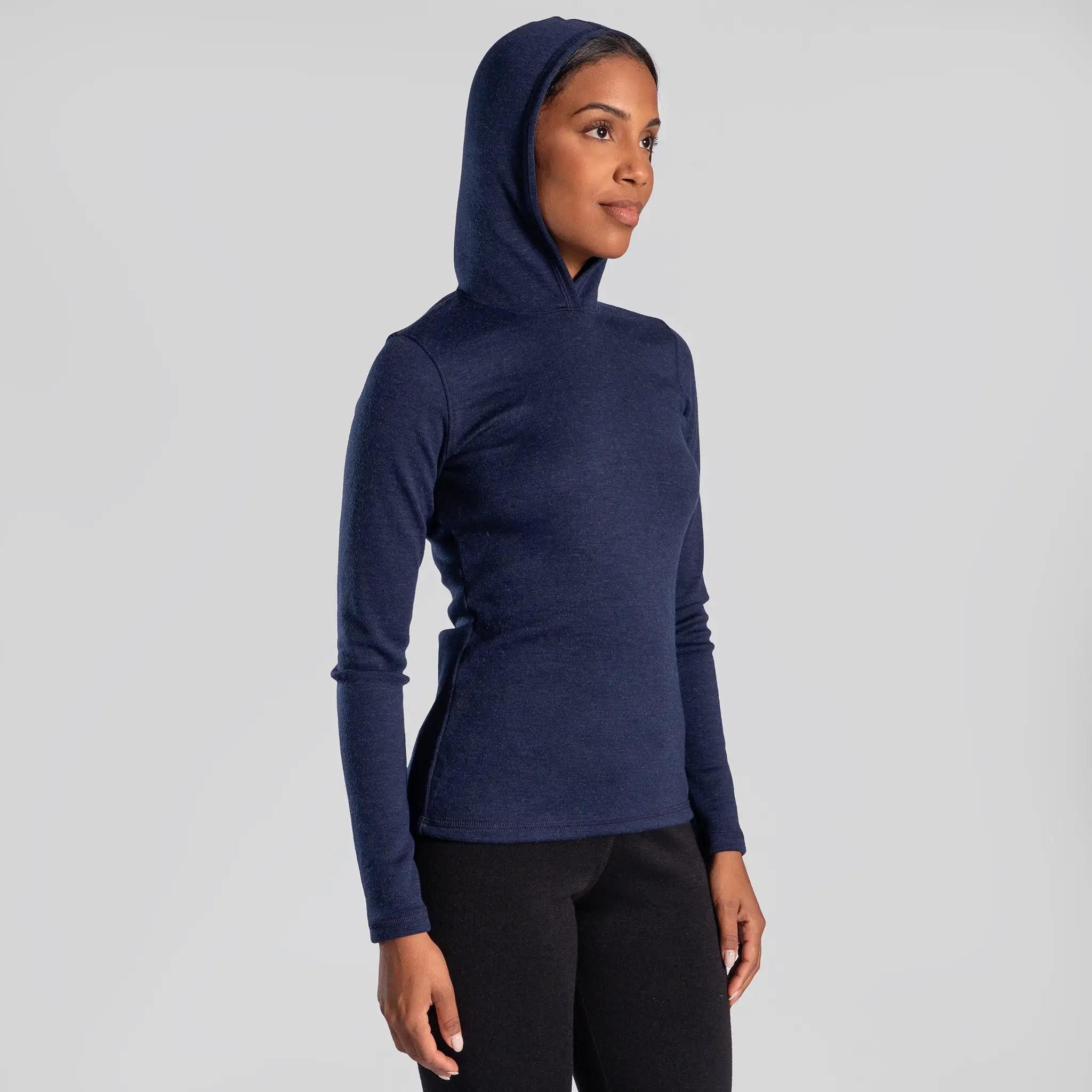 Women's Alpaca Wool Pullover Hoodie: 300 Lightweight - Image 10