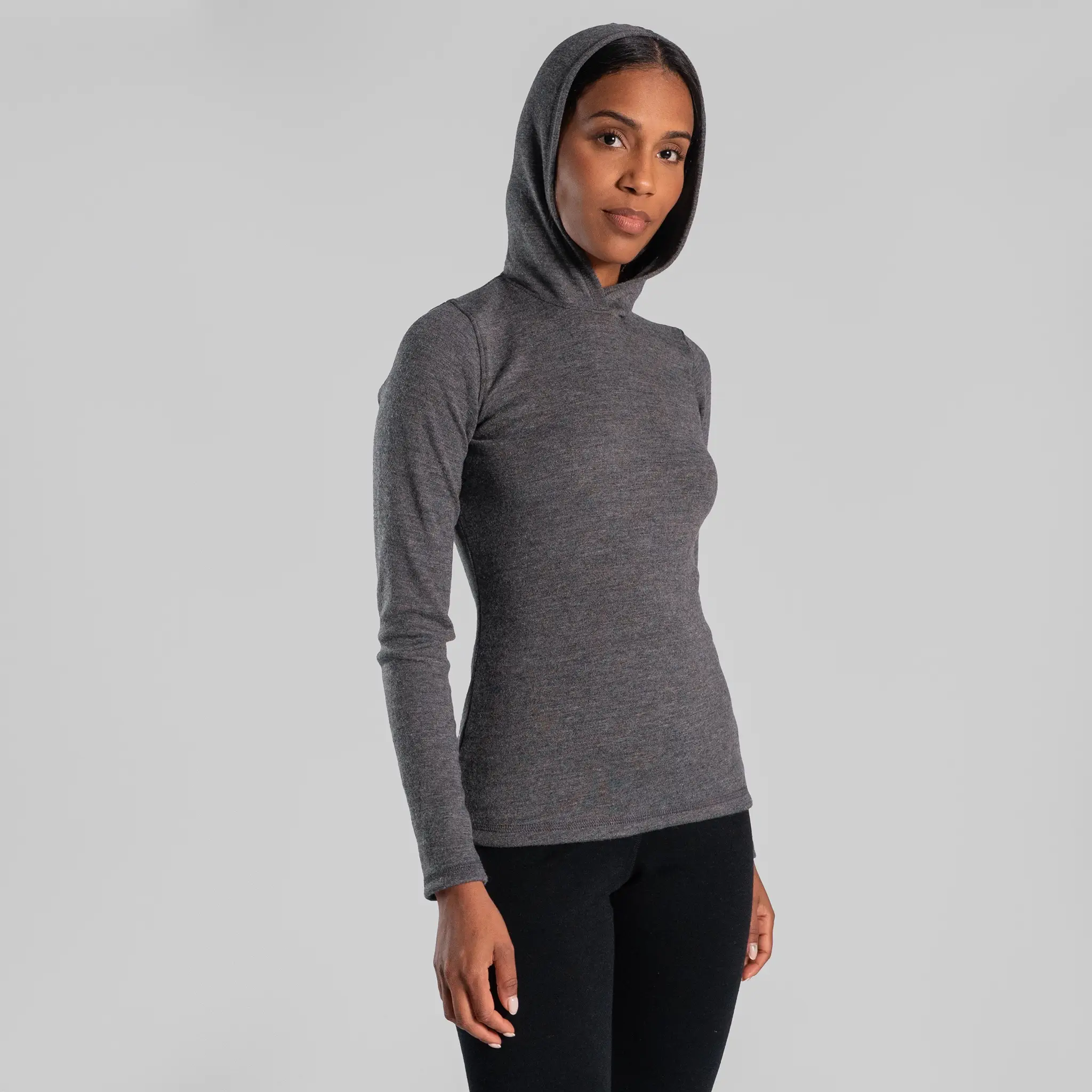Women's Alpaca Wool Pullover Hoodie: 300 Lightweight - Image 5