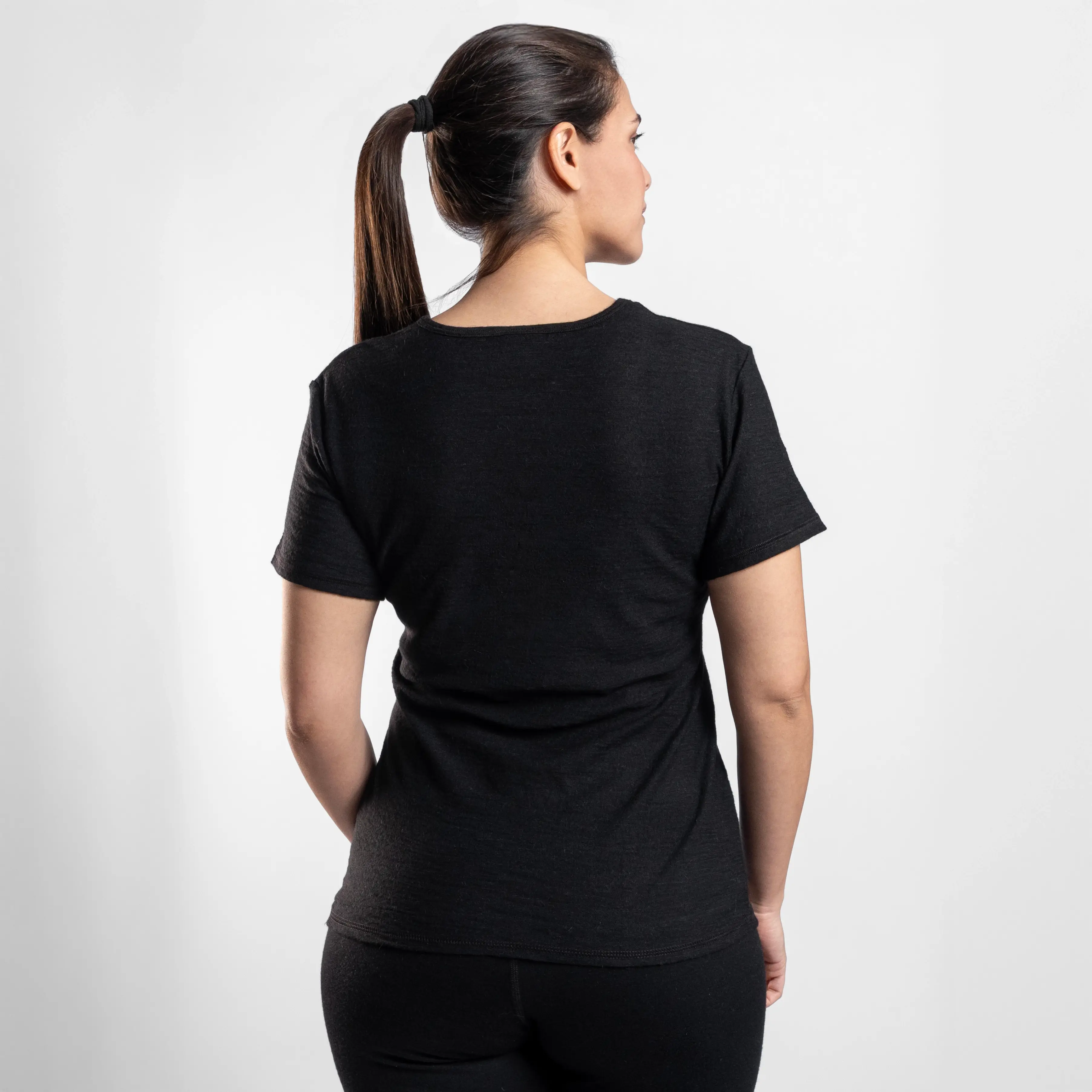 Women's Alpaca Wool Running T-Shirt: 160 Ultralight - Image 3