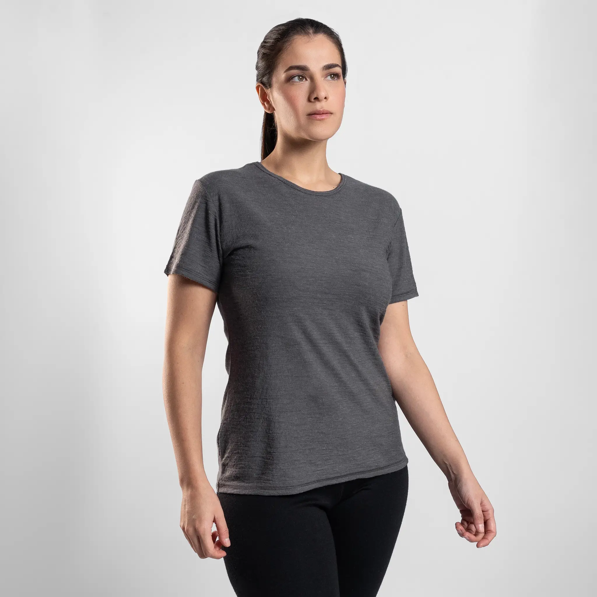 Women's Alpaca Wool Running T-Shirt: 160 Ultralight - Image 5