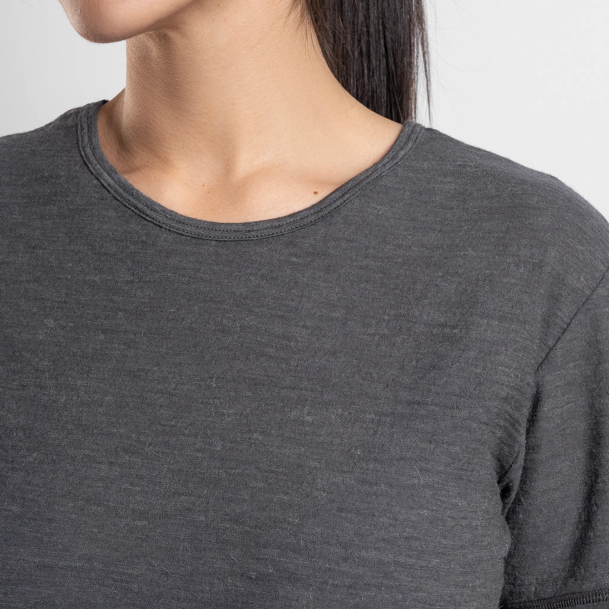 Women's Alpaca Wool Running T-Shirt: 160 Ultralight - Image 8
