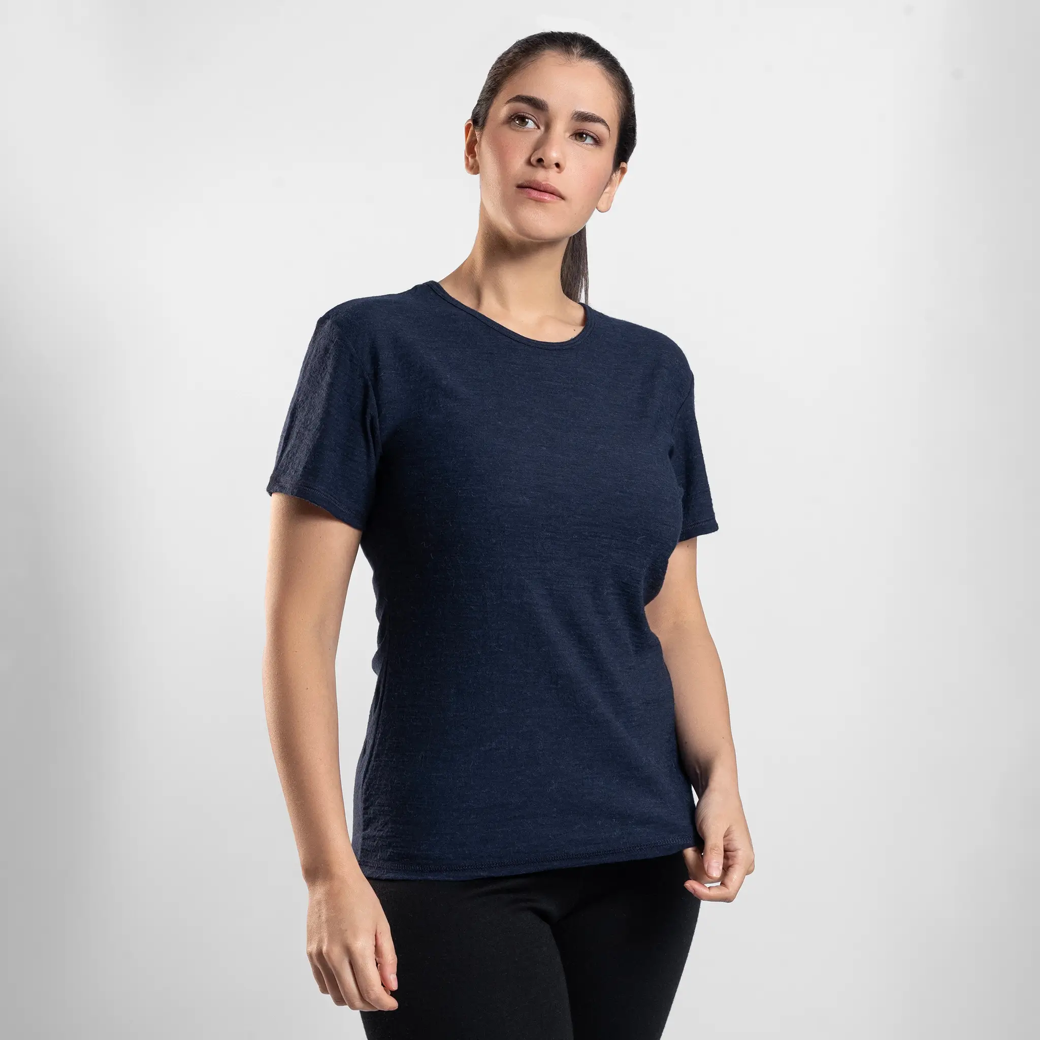 Women's Alpaca Wool Running T-Shirt: 160 Ultralight - Image 9