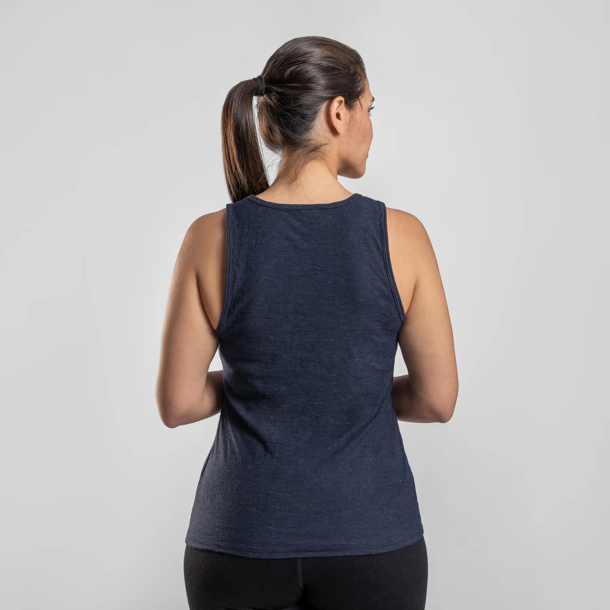 Women's Alpaca Wool Running Tank Top: 160 Ultralight - Image 11