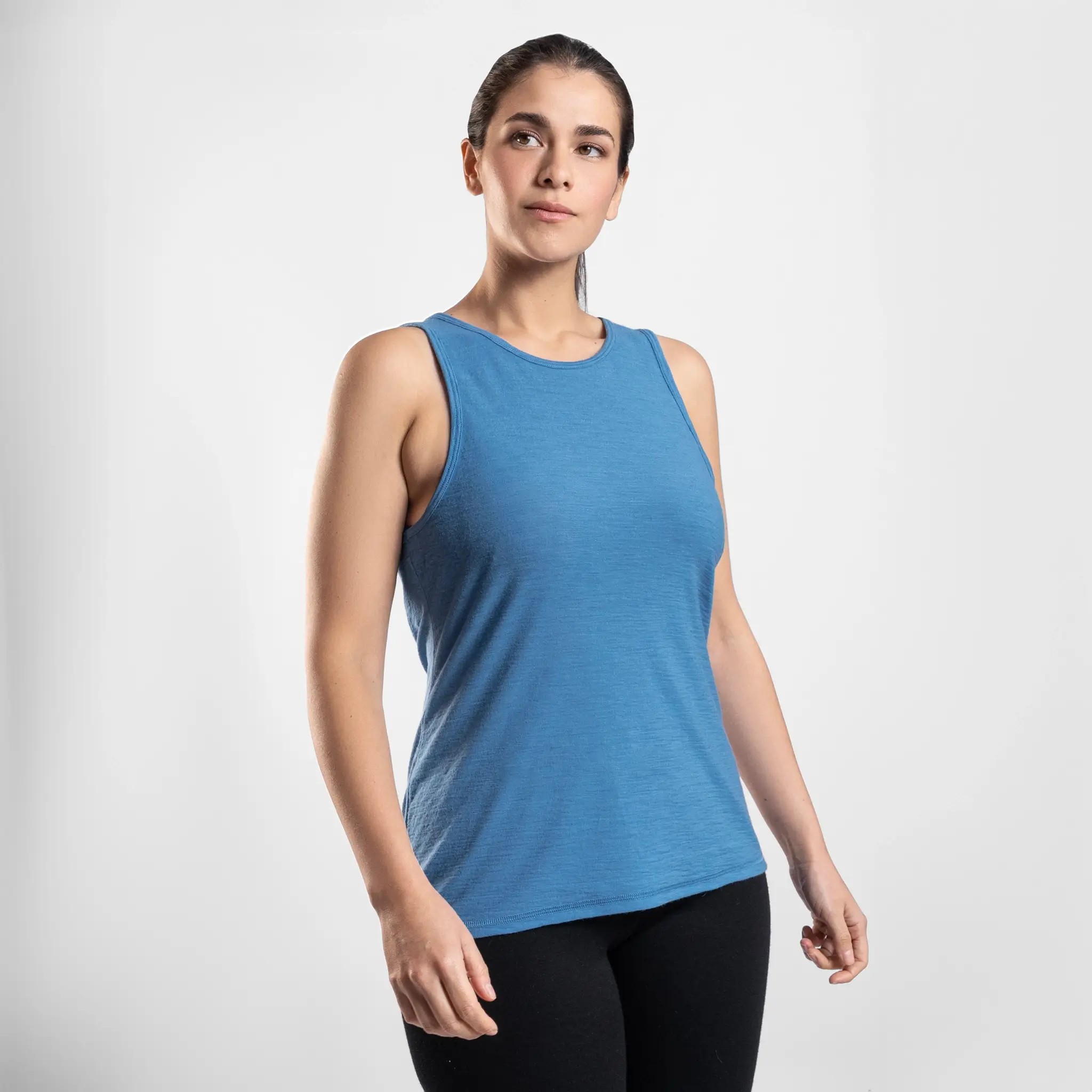 Women's Alpaca Wool Running Tank Top: 160 Ultralight - Image 18