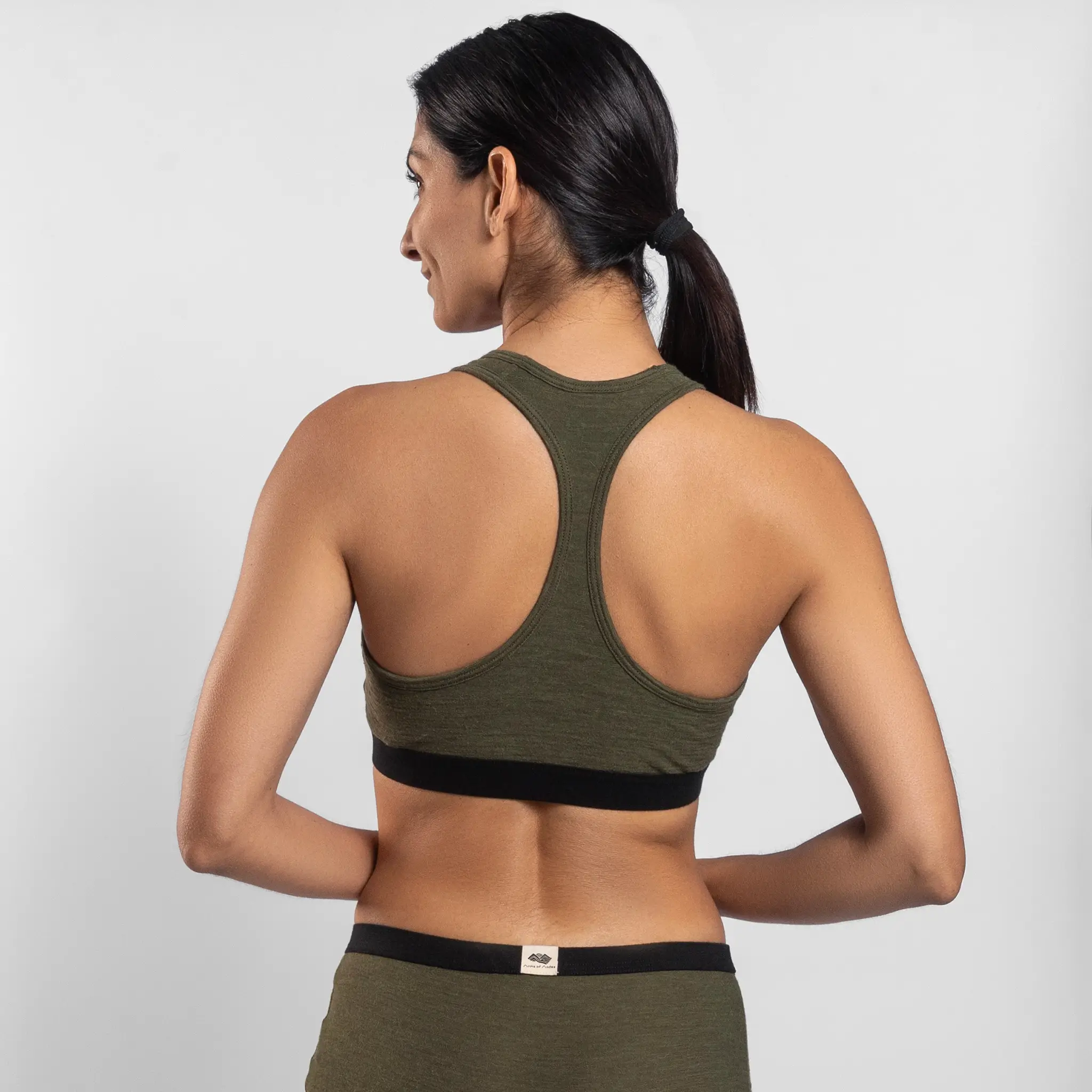 Women's Alpaca Wool Sports Bra: 160 Ultralight - Image 16