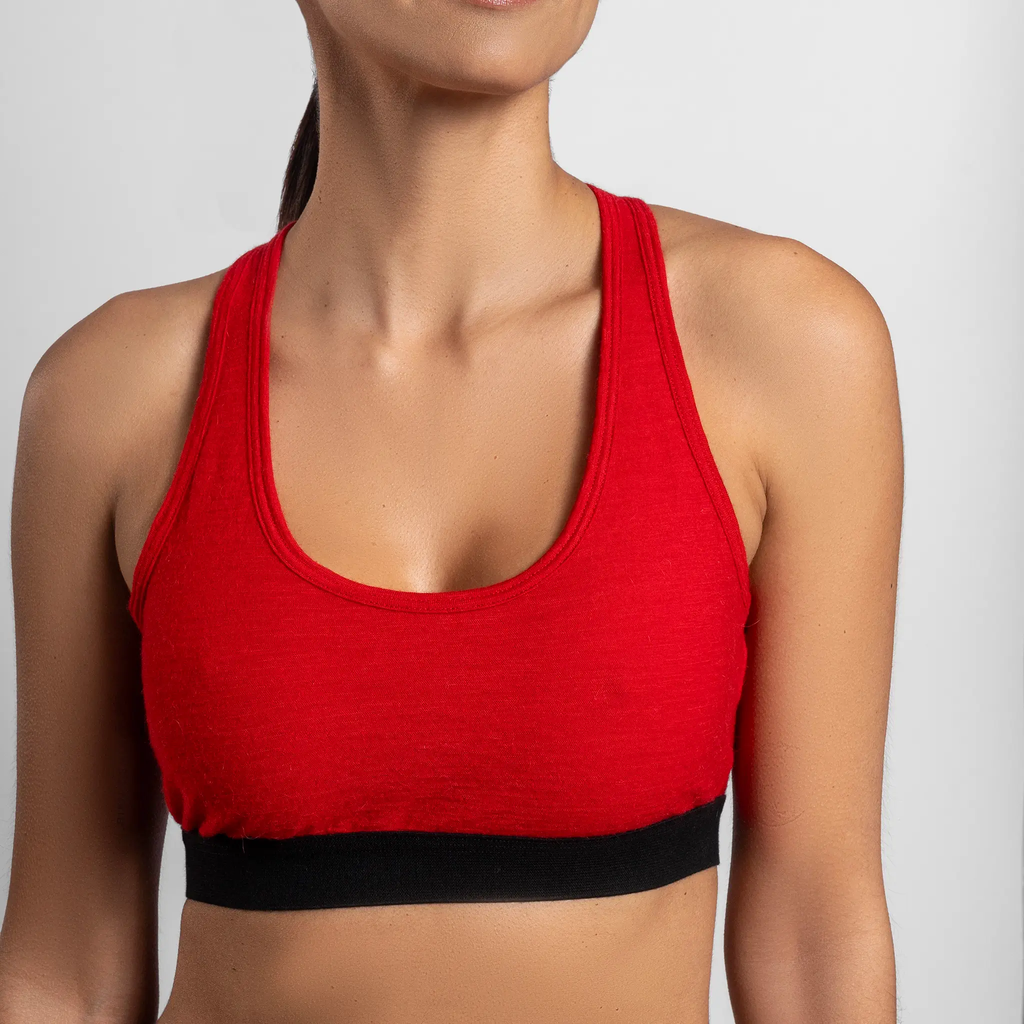 Women's Alpaca Wool Sports Bra: 160 Ultralight - Image 20