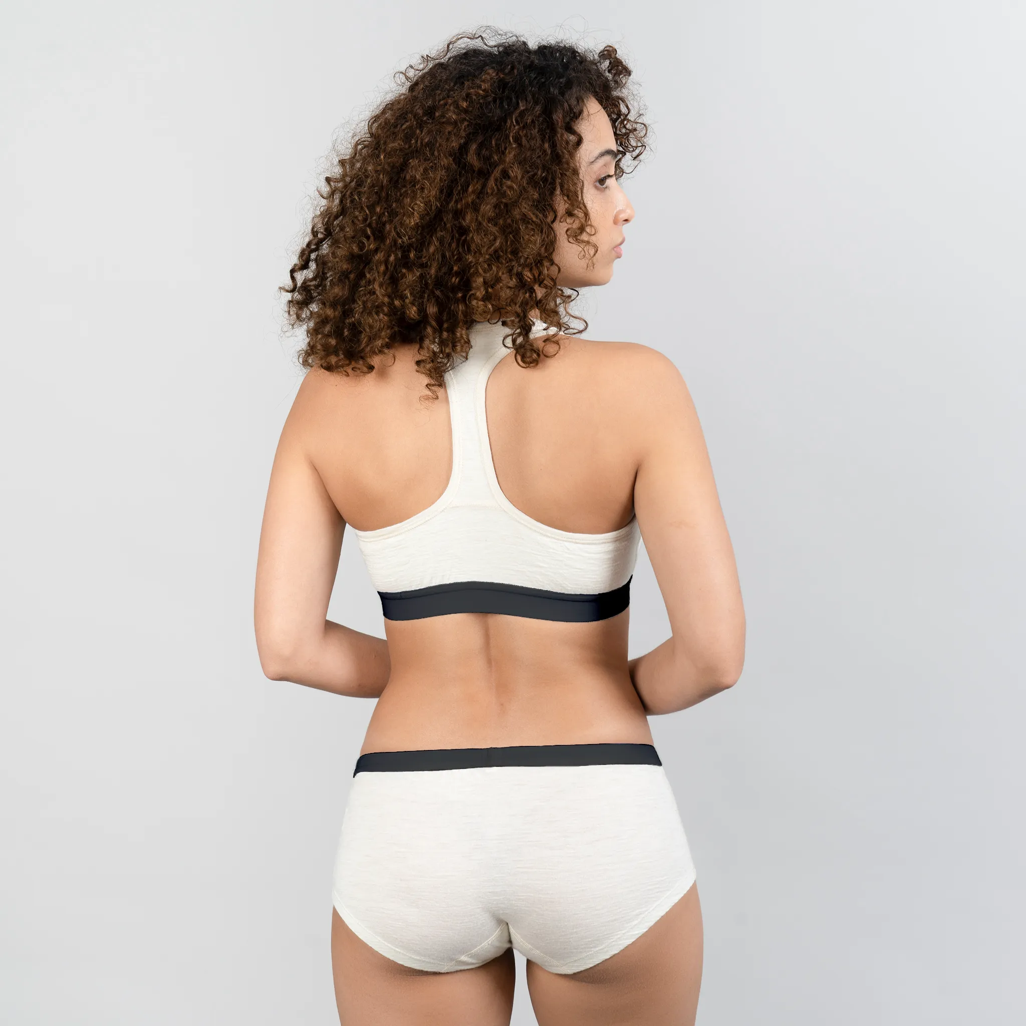 Women's Alpaca Wool Sports Bra: 160 Ultralight - Image 40