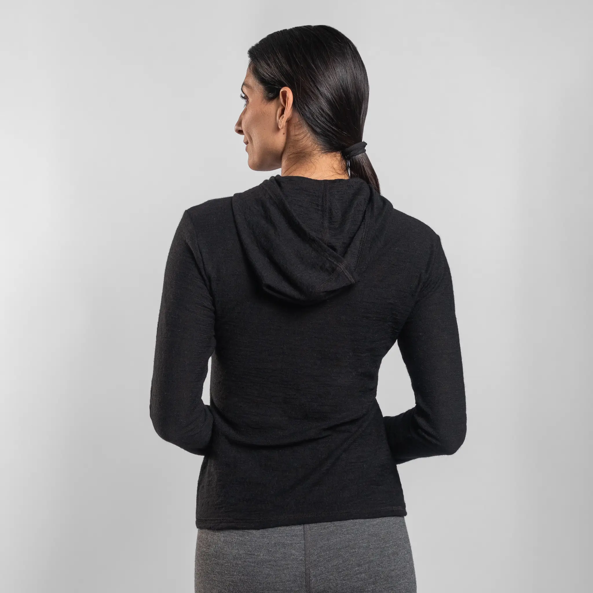 Women's Alpaca Wool Sun Hoodie: 160 Ultralight - Image 11