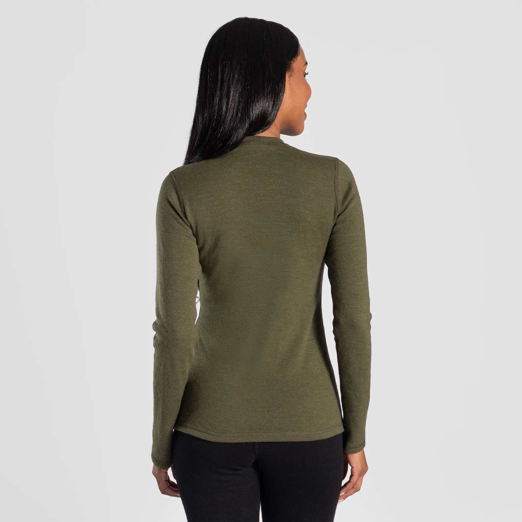Women's Alpaca Wool Sweater: 300 Lightweight - Image 28