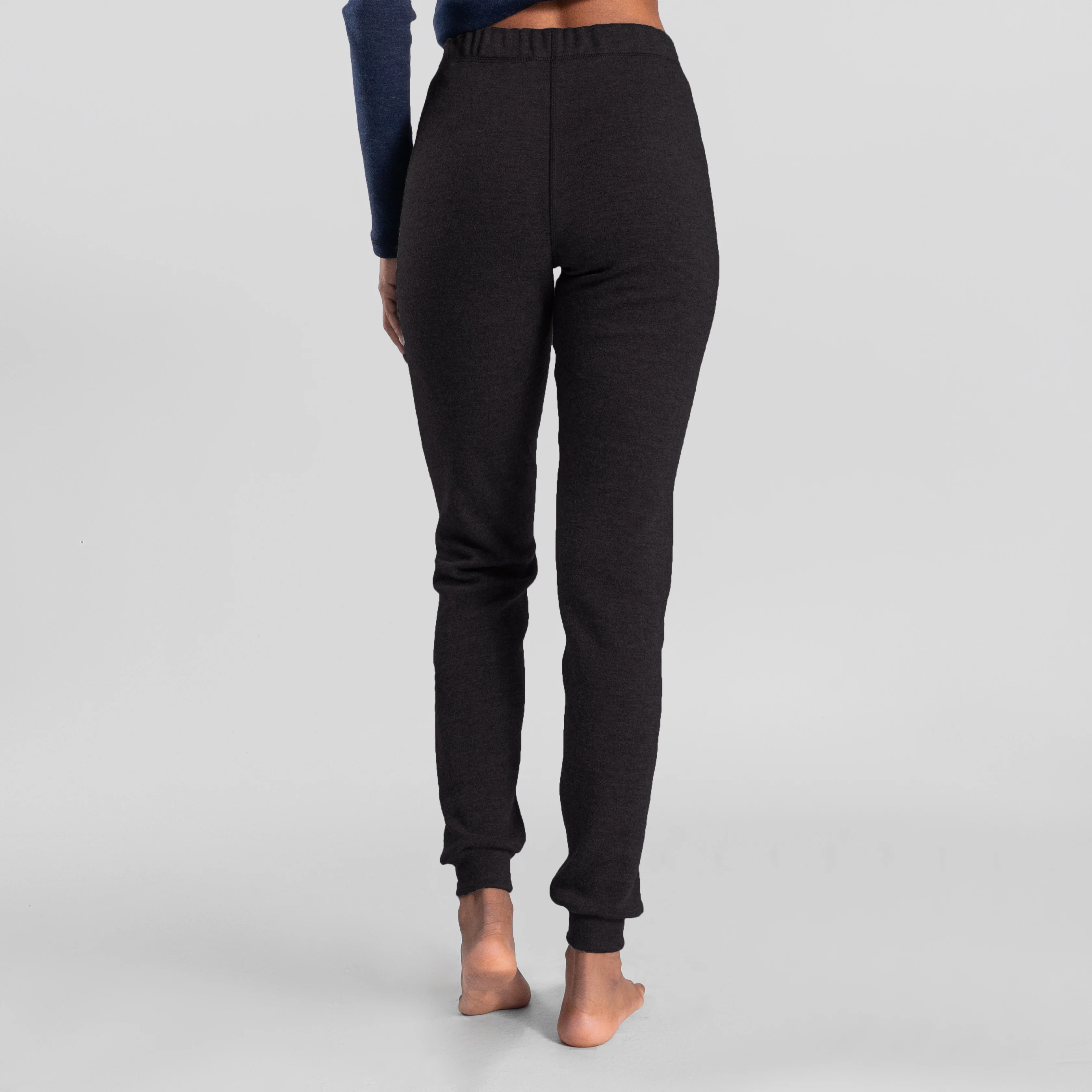 Women's Alpaca Wool Sweatpants: 420 Midweight - Image 3