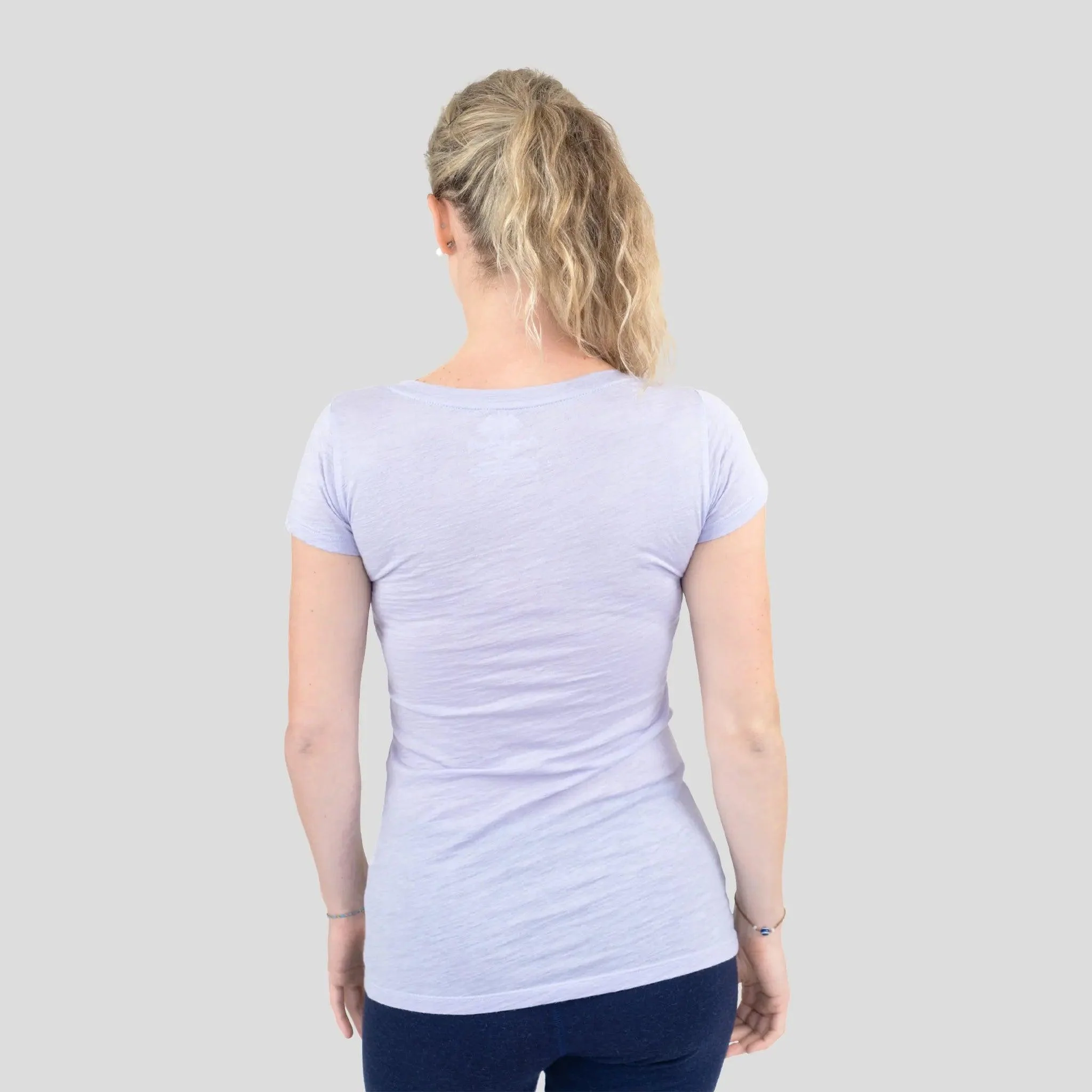 Women's Alpaca Wool T-Shirt: 160 Ultralight Crew Neck - Image 12