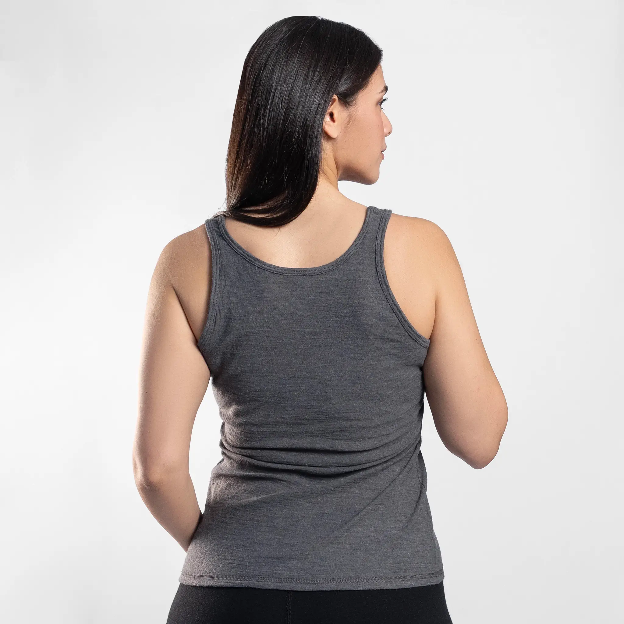 Women's Alpaca Wool Tank Top: 160 Ultralight - Image 14