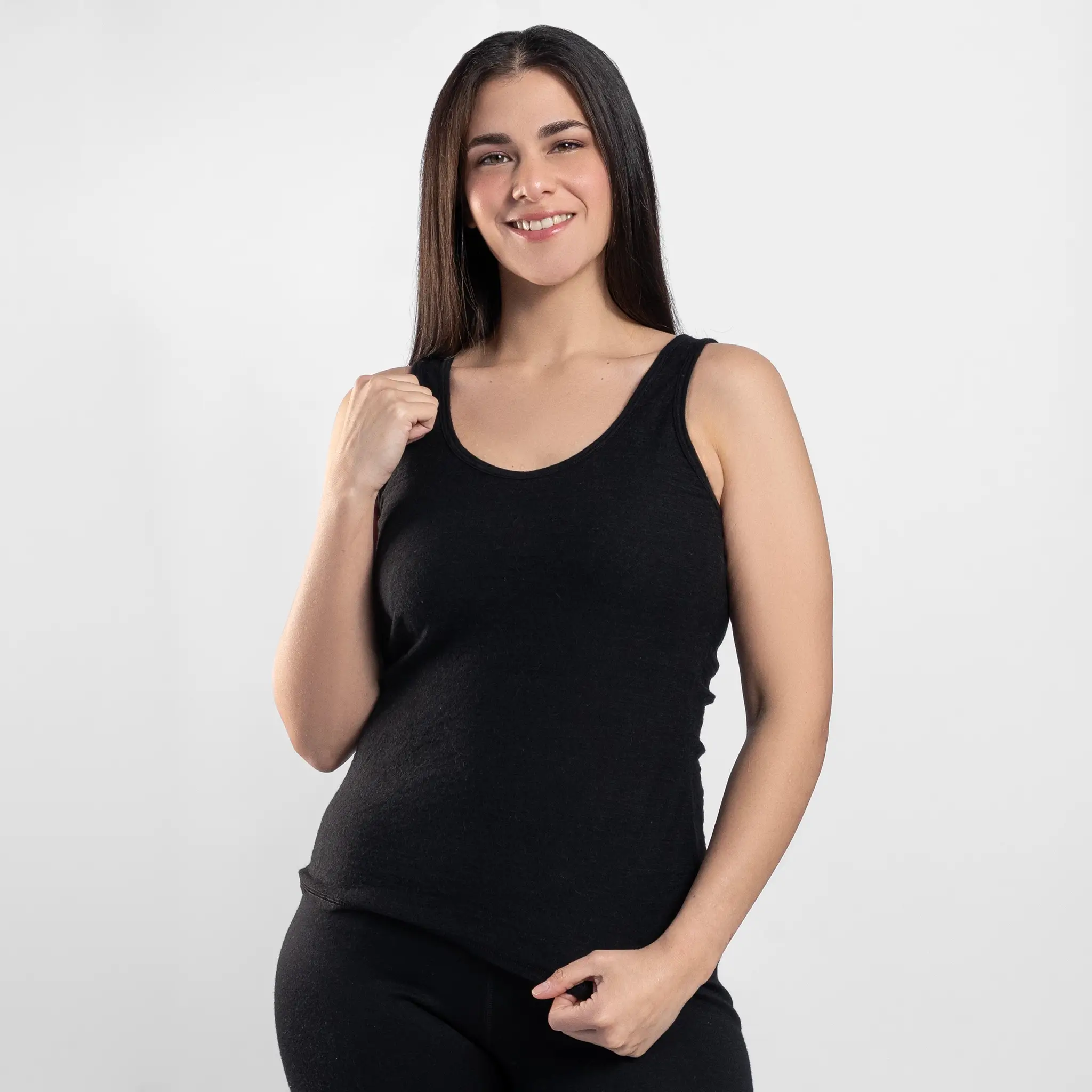 Women's Alpaca Wool Tank Top: 160 Ultralight - Image 9