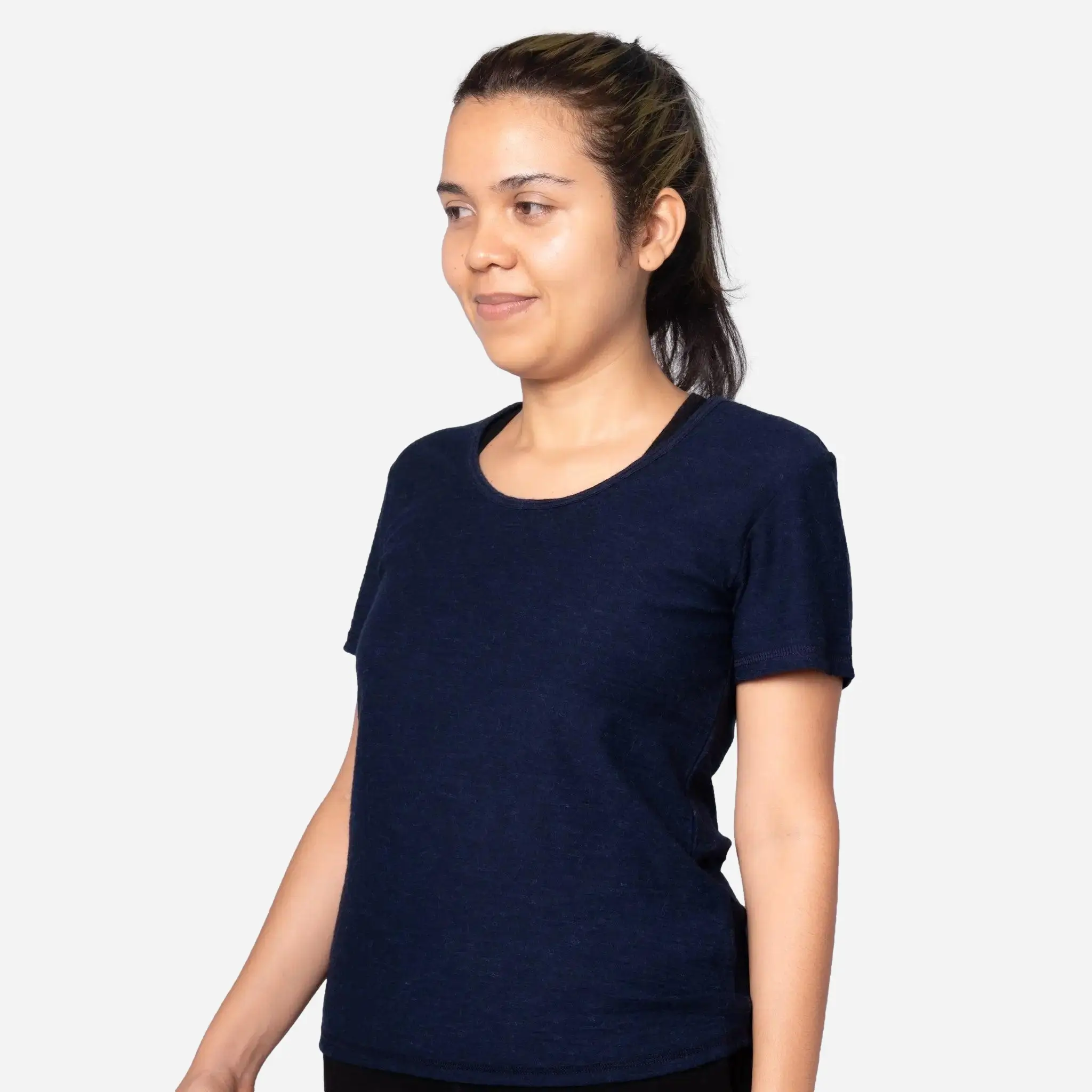 Women's Alpaca Wool Hiking T-Shirt: 160 Ultralight - Relaxed Fit - Image 10