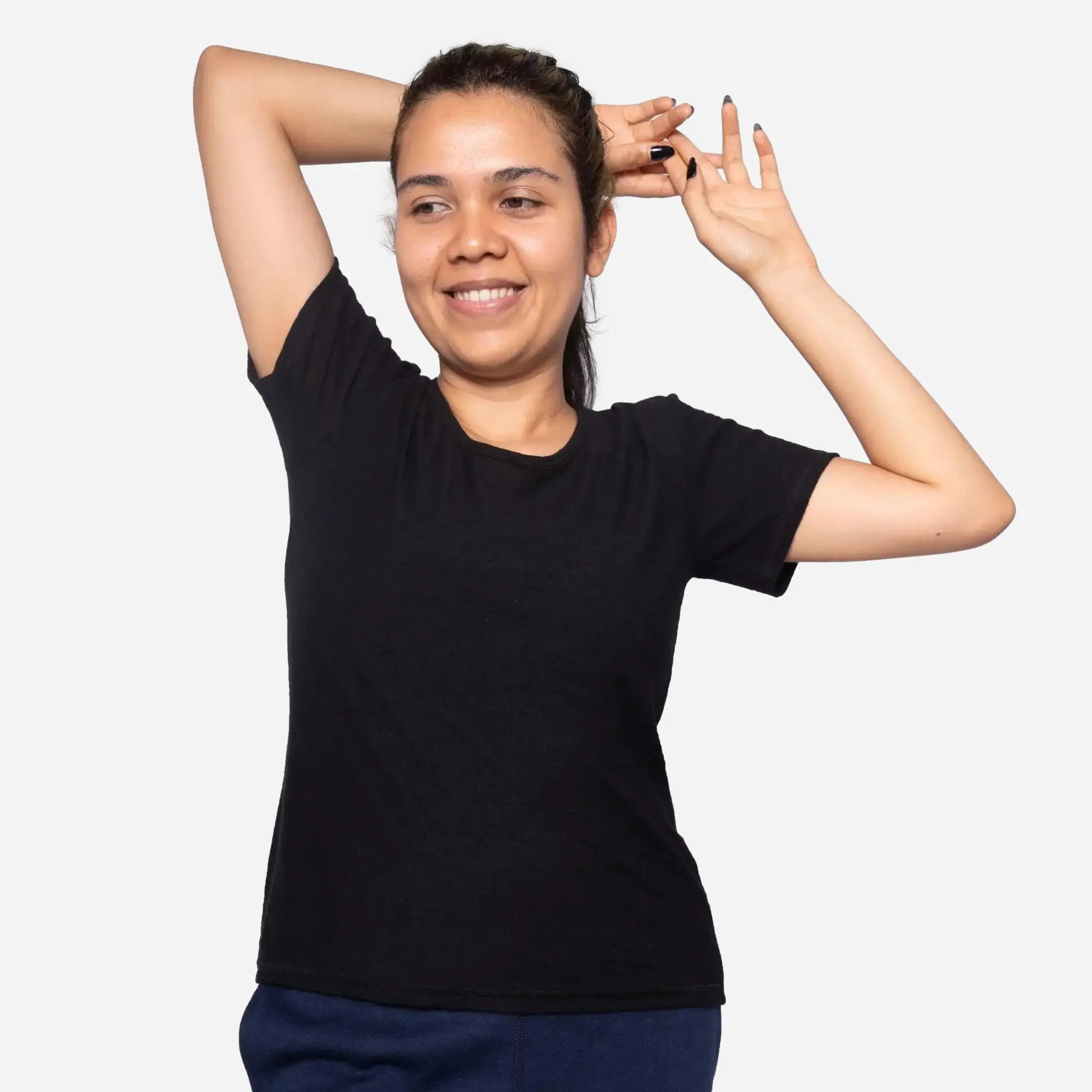Women's Alpaca Wool Hiking T-Shirt: 160 Ultralight - Relaxed Fit - Image 6